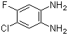 structure of CAS# 139512-70-2, 4-Chloro-5-fluorobenzene-1,2-diamine