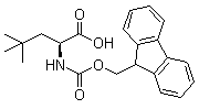 structure of CAS# 139551-74-9, N-[(9H-芴-9-基甲氧基)羰基]-4-甲基-L-亮氨酸