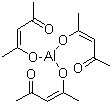 structure of CAS# 13963-57-0, Aluminum acetylacetonate