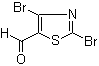 structure of CAS# 139669-95-7, 2,4-Dibromothiazole-5-carboxaldehyde