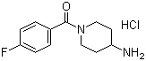 structure of CAS# 139679-50-8, (4-氨基哌啶-1-基)(4-氟苯基)甲酮盐酸盐