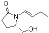 structure of CAS# 139694-77-2, [S-(E)]-1-(1-丁烯基)-5-(羟甲基)-2-吡咯烷酮