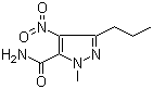 structure of CAS# 139756-01-7, 1-甲基-4-硝基-3-丙基-(1H)-吡唑-5-甲酰胺
