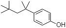 structure of CAS# 140-66-9, 4-tert-Octylphenol