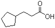 structure of CAS# 140-77-2, 3-环戊基丙酸