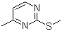 structure of CAS# 14001-63-9, 4-Methyl-2-(methylthio)pyrimidine
