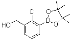 structure of CAS# 1400755-07-8, 2-氯-3-(羟甲基)苯硼酸频哪醇酯
