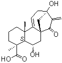 CAS 登录号：1401419-85-9, (4alpha,6alpha)-6,13-二羟基-15-氧代贝壳杉-9(11),16-二烯-18-酸