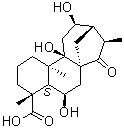 CAS # 1401419-88-2, (4alpha,6beta)-6,9-Dihydroxy-15-oxokauran-18-oic acid