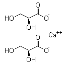 CAS 登录号：14028-63-8, (2S)-2,3-二羟基丙酸钙盐