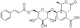 structure of CAS# 1403984-03-1, 6'-O-trans-Cinnamoyl 8-epikingisidic acid