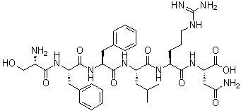 CAS 登录号：140436-67-5, L-丝氨酰-L-苯丙氨酰-L-苯丙氨酰-L-亮氨酰-L-精氨酰-L-天冬氨酰胺