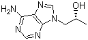 structure of CAS# 14047-28-0, (R)-(+)-9-(2-Hydroxypropyl)adenine