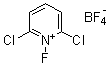 structure of CAS# 140623-89-8, 2,6-二氯-1-氟吡啶四氟硼酸盐