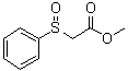 structure of CAS# 14090-83-6, Phenylsulfinylacetic acid methyl ester