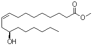 structure of CAS# 141-24-2, cis-Ricinoleic acid methyl ester