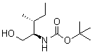 CAS 登录号：141321-53-1, [R-(R*,R*)]-[1-(羟基甲基)-2-甲基丁基]氨基甲酸叔丁酯