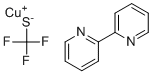 structure of CAS# 1413732-47-4, 铜(1+)三氟甲烷硫醇-2,2'-联吡啶(1:1:1)