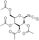 structure of CAS# 14152-97-7, 2,3,4,6-O-四乙酰基-beta-D-吡喃葡萄糖基异硫氰酸酯