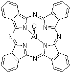 structure of CAS# 14154-42-8, Aluminum phthalocyanine chloride