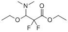 structure of CAS# 141546-96-5, Ethyl 3-(dimethylamino)-3-ethoxy-2,2-difluoropropanoate