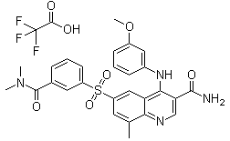 structure of CAS# 1415560-64-3, GSK256066 三氟乙酸盐