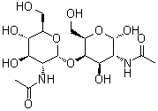 CAS 登录号：141725-02-2, 2-(乙酰氨基)-4-O-[2-(乙酰氨基)-2-脱氧-alpha-D-吡喃葡萄糖基]-2-脱氧-alpha-D-吡喃半乳糖