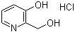 structure of CAS# 14173-30-9, 3-羟基-2-羟甲基吡啶盐酸盐