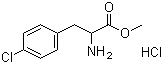 structure of CAS# 14173-40-1, DL-4-Chlorophenylalanine methyl ester hydrochloride