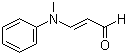 structure of CAS# 14189-82-3, 3-(N-Phenyl-N-methyl)aminoacrolein