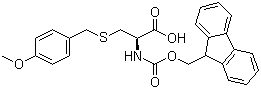 CAS 登录号：141892-41-3, N-Fmoc-S-(4-甲氧基苄基)-L-半胱氨酸, N-芴甲氧羰基-S-(4-甲氧基苄基)-L-半胱氨酸
