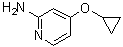 CAS # 1419223-87-2, 4-(Cyclopropyloxy)-2-pyridinamine, 2-Amino-4-cyclopropoxypyridine, 4-Cyclopropoxypyridin-2-amine