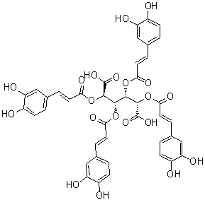CAS 登录号：1419478-52-6, D-葡萄糖二酸 2,3,4,5-四[(2E)-3-(3,4-二羟基苯基)-2-丙烯酸酯]