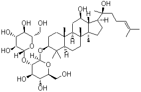 structure of CAS# 14197-60-5, 人参皂苷 Rg3