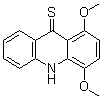 CAS # 141992-47-4, 1,4-Dimethoxy-9(10H)-acridinethione, NSC 625987