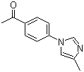 CAS # 142161-53-3, 1-(4-(4-Methyl-1H-imidazol-1-yl)phenyl)ethanone