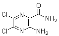 structure of CAS# 14229-27-7, 3-氨基-5,6-二氯吡嗪甲酰胺