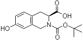structure of CAS# 142335-42-0, (3S)-2-叔丁氧羰基-7-羟基-1,2,3,4-四氢异喹啉-3-甲酸