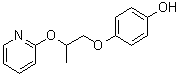 CAS # 142346-93-8, 4-[2-(2-Pyridinyloxy)propoxy]phenol