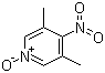 structure of CAS# 14248-66-9, 3,5-Dimethyl-4-nitropyridine 1-oxide