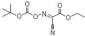 structure of CAS# 1426821-11-5, (2E)-2-氰基-2-[[[叔丁氧羰基]氧基]亚氨基]乙酸乙酯