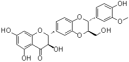 structure of CAS# 142796-21-2, 水飞蓟素 b2