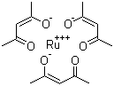 structure of CAS# 14284-93-6, Ruthenium acetylacetonate