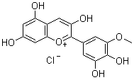 structure of CAS# 1429-30-7, 氯化矮牵牛素 PT