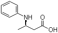 structure of CAS# 142925-36-8, (S)-3-(Phenylamino)butanoic acid
