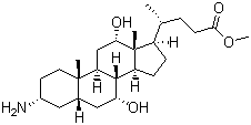 CAS 登录号：142975-31-3, (3a,5b,7a,12a)-3-氨基-7,12-二羟基胆甾烷-24-酸甲酯