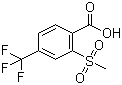 structure of CAS# 142994-06-7, 2-甲基磺酰基-4-三氟甲基苯甲酸