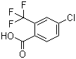 structure of CAS# 142994-09-0, 4-Chloro-2-(trifluoromethyl)benzoic acid