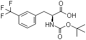 structure of CAS# 142995-31-1, Boc-3-(trifluoromethyl)-L-phenylalanine