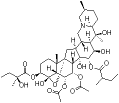 structure of CAS# 143-57-7, 原藜芦碱